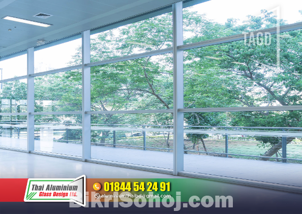 Office Thai Glass Patision Cutting Wall Glass